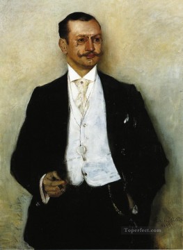 HM Lienzo - Retrato del pintor Karl Strathmann Lovis Corinto